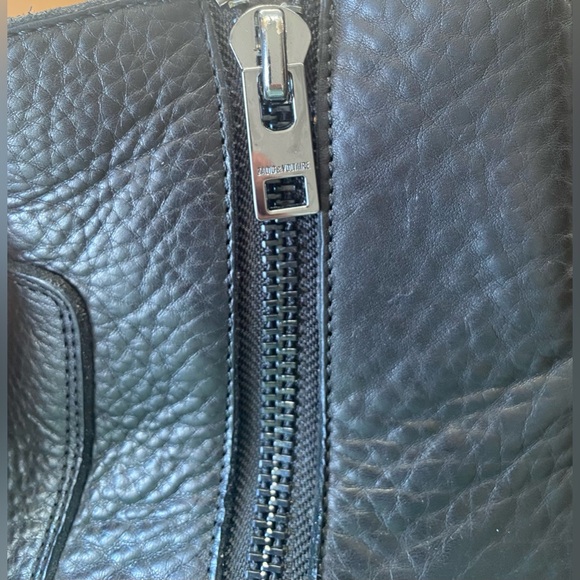 NWOT Zadig & Voltaire Empress Textured Leather Ankle Boots Size 40 US size 10 - Picture 10 of 11